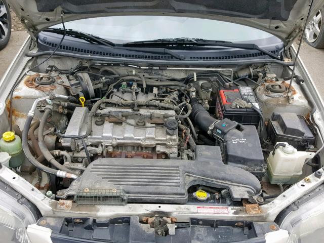 JM1BJ225210403036 - 2001 MAZDA PROTEGE LX TAN photo 7