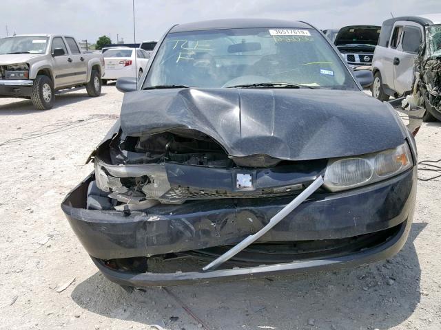 1G8AJ52F13Z122036 - 2003 SATURN ION LEVEL BLACK photo 9