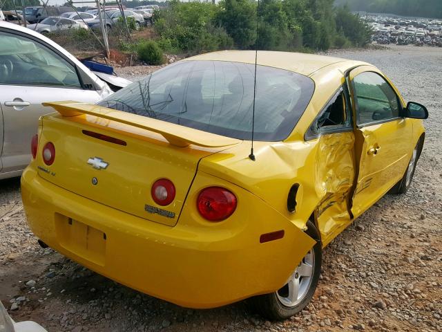 1G1AL15F367605301 - 2006 CHEVROLET COBALT LT YELLOW photo 4