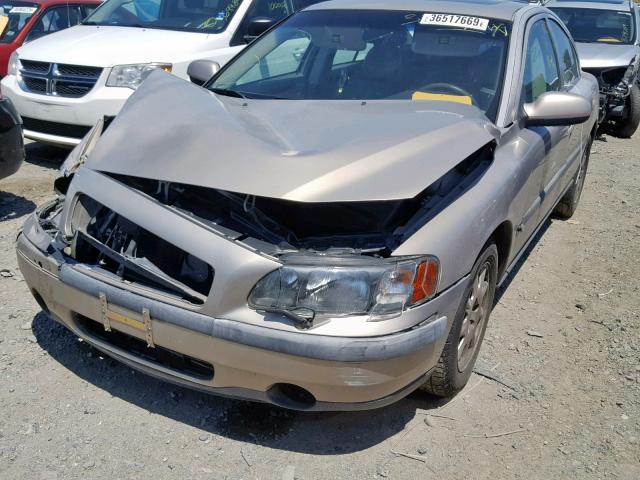 YV1RS61R322165236 - 2002 VOLVO S60 TAN photo 2