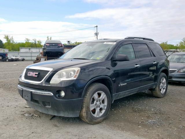 1GKEV13718J221865 - 2008 GMC ACADIA SLE BLACK photo 2