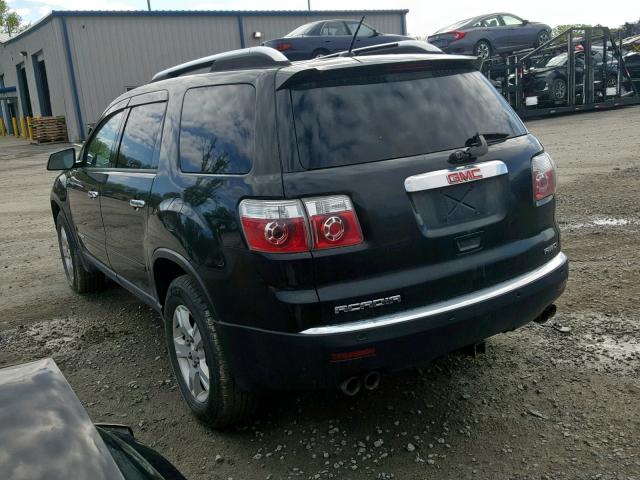 1GKEV13718J221865 - 2008 GMC ACADIA SLE BLACK photo 3