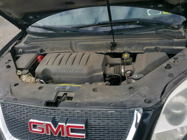 1GKEV13718J221865 - 2008 GMC ACADIA SLE BLACK photo 7