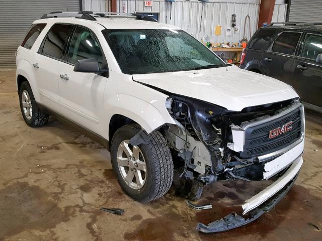 1GKKVPKDXEJ332729 - 2014 GMC ACADIA SLE WHITE photo 1