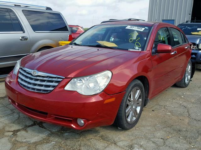 1C3LC66M47N658133 - 2007 CHRYSLER SEBRING LI RED photo 2