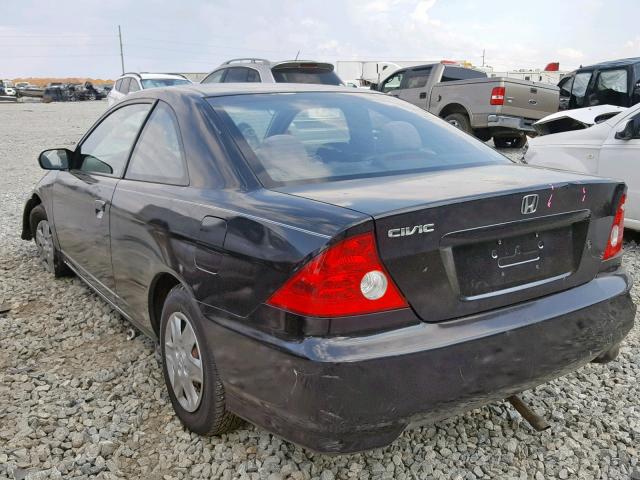 1HGEM21184L074575 - 2004 HONDA CIVIC DX V BLACK photo 3