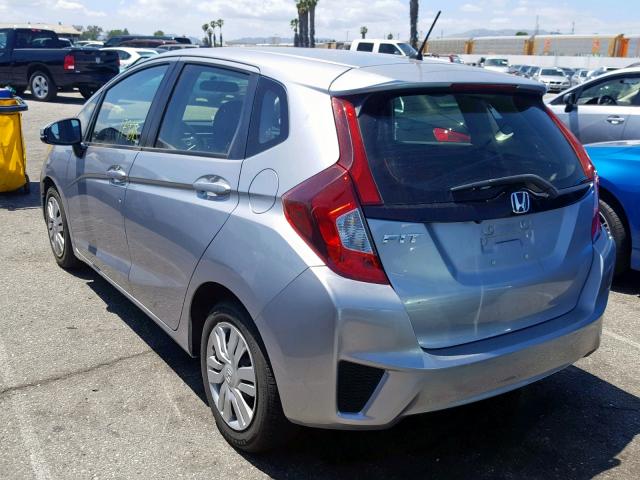 JHMGK5H59HS017836 - 2017 HONDA FIT LX SILVER photo 3