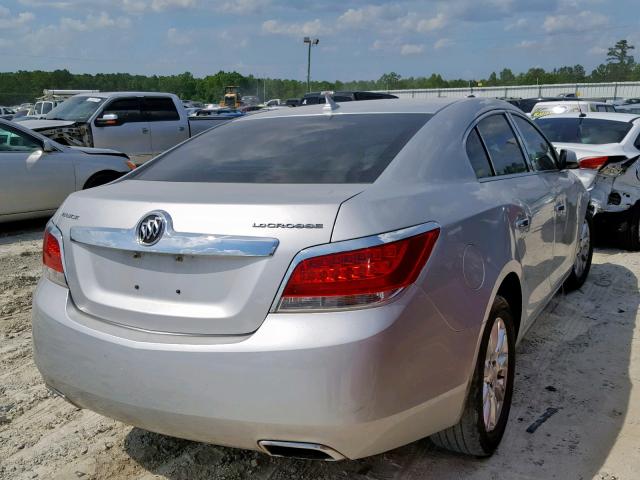 1G4GA5E32DF321385 - 2013 BUICK LACROSSE SILVER photo 4