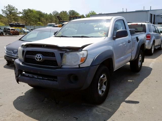5TFPX4EN4BX003211 - 2011 TOYOTA TACOMA SILVER photo 2