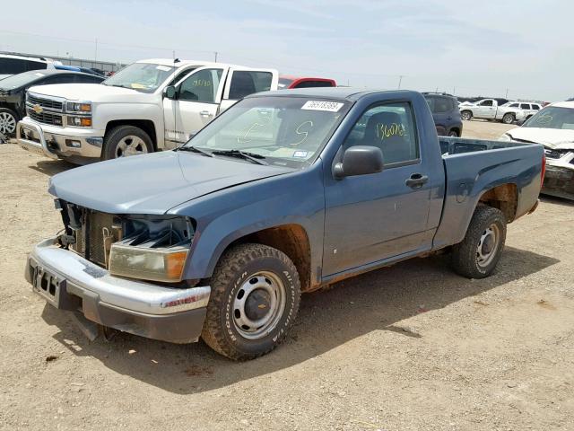 1GCCS149078227321 - 2007 CHEVROLET COLORADO BLUE photo 2