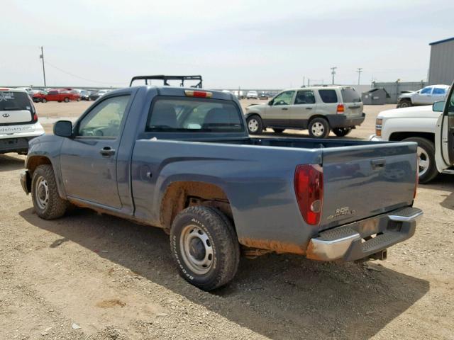 1GCCS149078227321 - 2007 CHEVROLET COLORADO BLUE photo 3