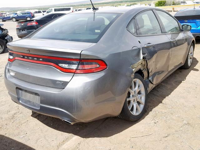 1C3CDFBA6DD325796 - 2013 DODGE DART SXT GRAY photo 4