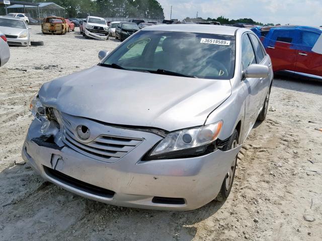 4T1BE46K47U006618 - 2007 TOYOTA CAMRY NEW SILVER photo 2