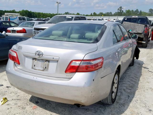 4T1BE46K47U006618 - 2007 TOYOTA CAMRY NEW SILVER photo 4