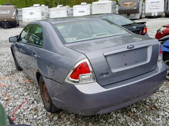 3FAFP06Z76R120324 - 2006 FORD FUSION S SILVER photo 3