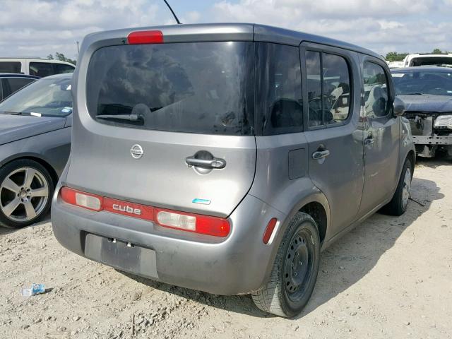 JN8AZ2KR3ET353571 - 2014 NISSAN CUBE S GRAY photo 4