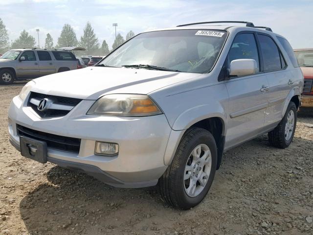 2HNYD18984H500127 - 2004 ACURA MDX TOURIN SILVER photo 2