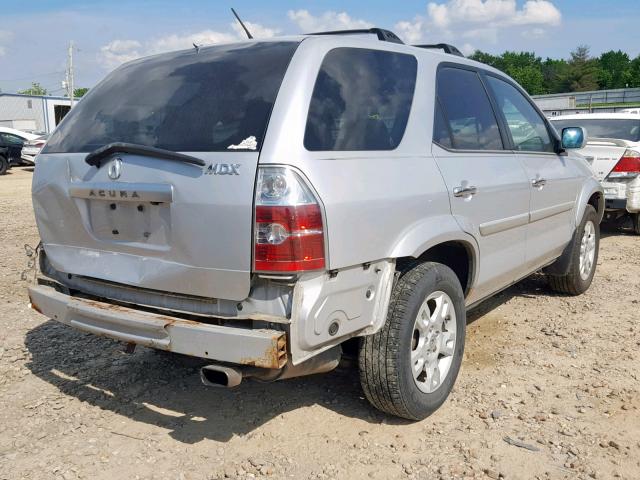 2HNYD18984H500127 - 2004 ACURA MDX TOURIN SILVER photo 4