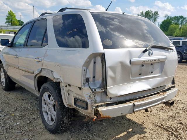 2HNYD18984H500127 - 2004 ACURA MDX TOURIN SILVER photo 9