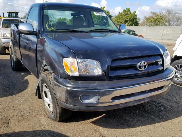 5TBJT32115S467198 - 2005 TOYOTA TUNDRA BLACK photo 1