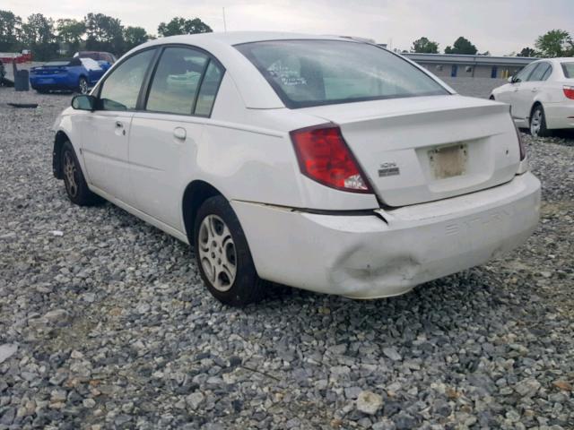 1G8AJ52FX4Z141637 - 2004 SATURN ION LEVEL WHITE photo 3
