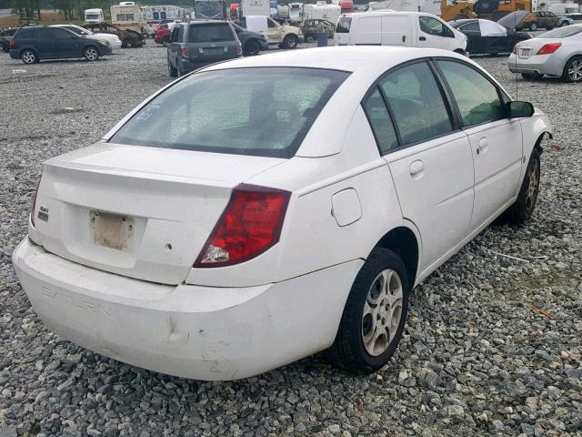 1G8AJ52FX4Z141637 - 2004 SATURN ION LEVEL WHITE photo 4