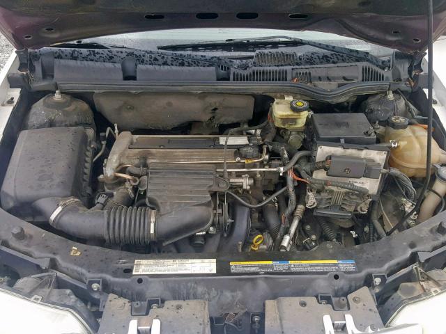 1G8AJ52FX4Z141637 - 2004 SATURN ION LEVEL WHITE photo 7