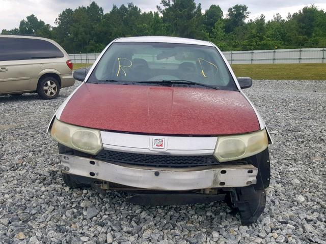 1G8AJ52FX4Z141637 - 2004 SATURN ION LEVEL WHITE photo 9