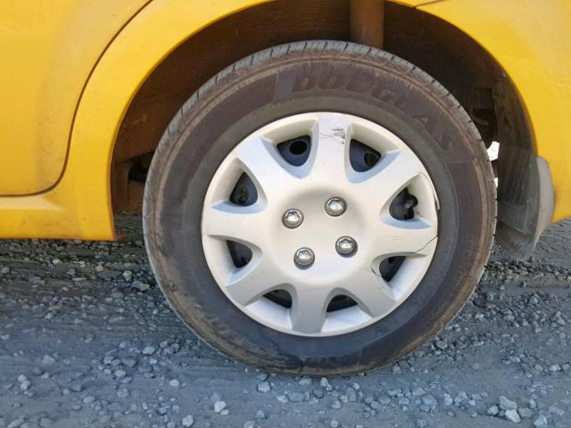 KL1TD56678B019601 - 2008 CHEVROLET AVEO BASE ყვითელი ფოტო 9