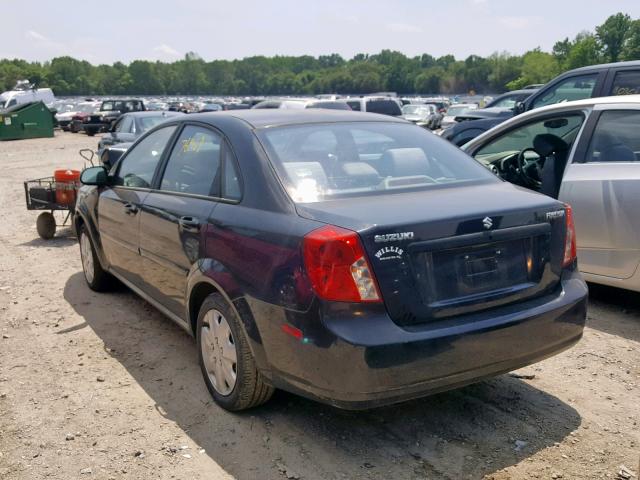 KL5JD56Z76K373065 - 2006 SUZUKI FORENZA BLACK photo 3