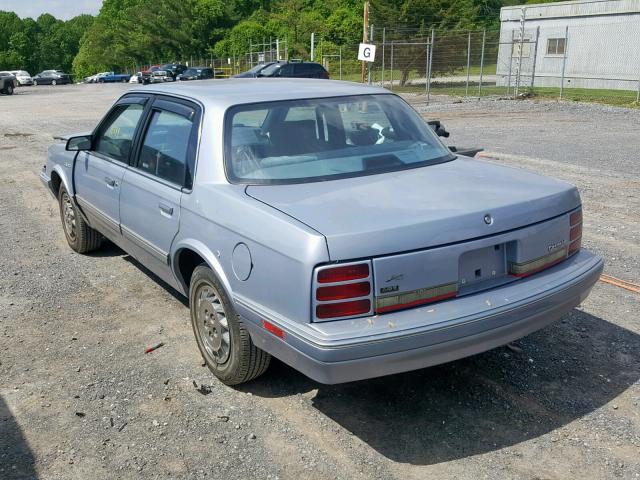 1G3AG55M6R6326565 - 1994 OLDSMOBILE CUTLASS CI BLUE photo 3