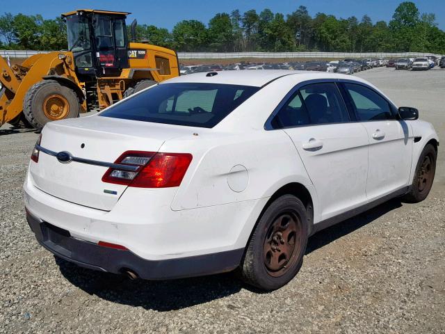 1FAHP2MK2DG206834 - 2013 FORD TAURUS POL WHITE photo 4