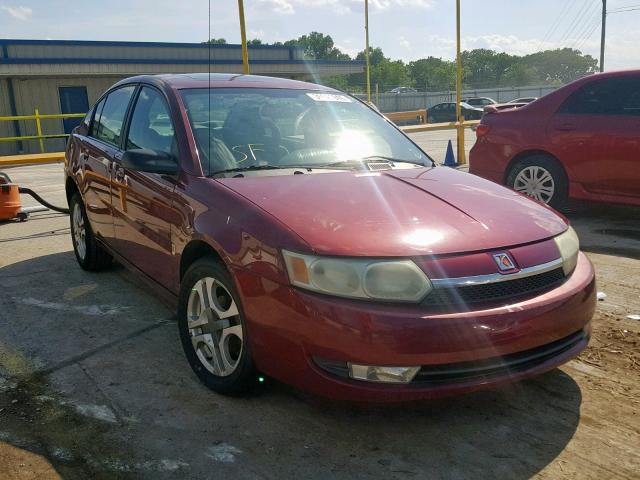 1G8AL52F24Z110764 - 2004 SATURN ION LEVEL MAROON photo 1
