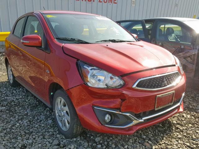 ML32A4HJXJH004881 - 2018 MITSUBISHI MIRAGE SE RED photo 1