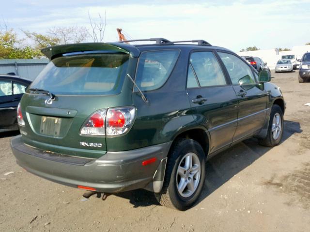 JTJHF10U910220438 - 2001 LEXUS RX 300 GREEN photo 4