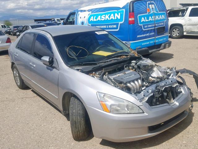 JHMCM56485C007159 - 2005 HONDA ACCORD LX SILVER photo 1