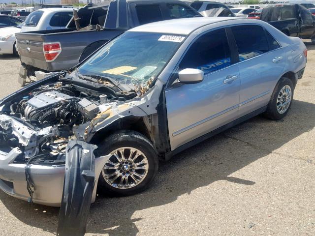 JHMCM56485C007159 - 2005 HONDA ACCORD LX SILVER photo 2