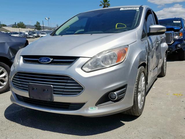 1FADP5CU6EL521230 - 2014 FORD C-MAX PREM SILVER photo 2