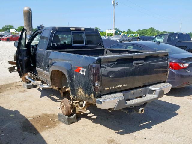 1GCDT196748163628 - 2004 CHEVROLET COLORADO BLACK photo 3