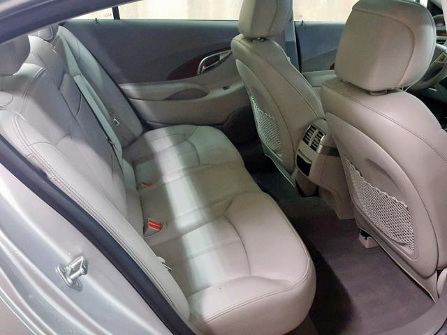 1G4GC5EG8AF317771 - 2010 BUICK LACROSSE C SILVER photo 6