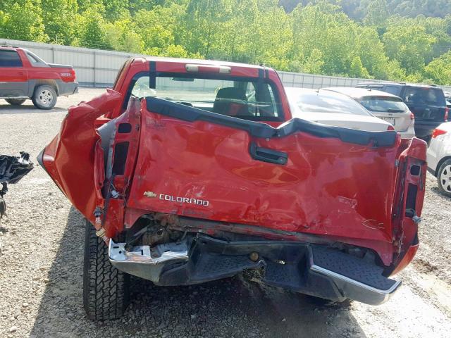 1GCDT198968237149 - 2006 CHEVROLET COLORADO RED photo 6