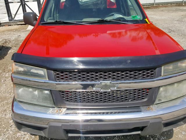 1GCDT198968237149 - 2006 CHEVROLET COLORADO RED photo 7