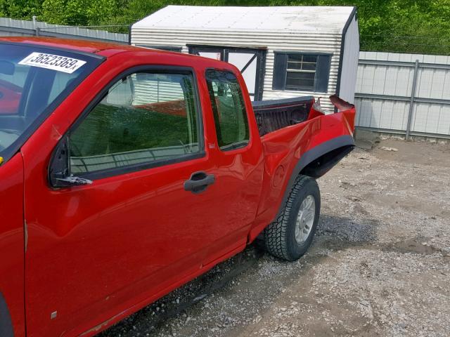 1GCDT198968237149 - 2006 CHEVROLET COLORADO RED photo 9