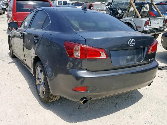 JTHBE5C27B5028323 - 2011 LEXUS IS 350 BLACK photo 3