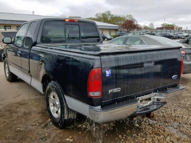 1FTRX17W12KA81732 - 2002 FORD F150 BLACK photo 3