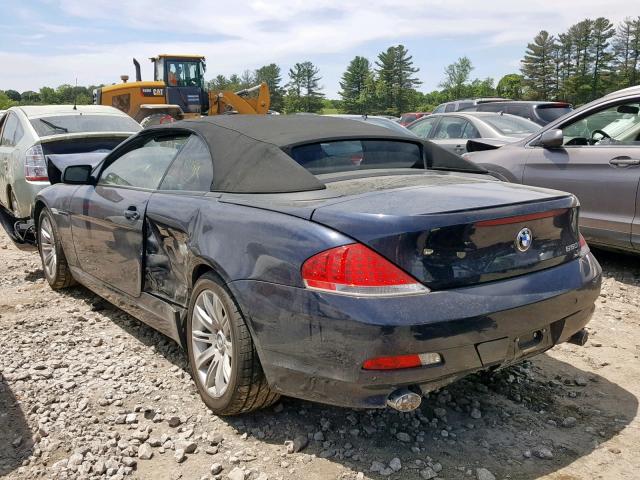 WBAEK13476CN80193 - 2006 BMW 650 I BLUE photo 3