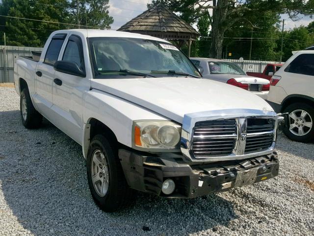 1D7HE48K17S267072 - 2007 DODGE DAKOTA QUA WHITE photo 1