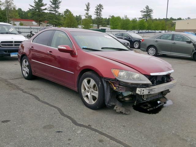 JH4KB16545C015729 - 2005 ACURA RL RED photo 1