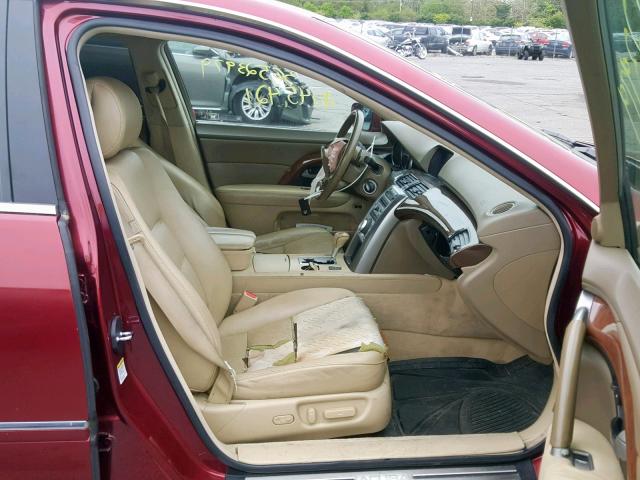 JH4KB16545C015729 - 2005 ACURA RL RED photo 5