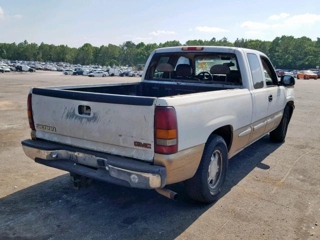 2GTEC19T4X1568556 - 1999 GMC NEW SIERRA WHITE photo 4